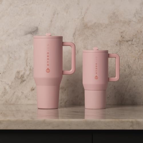40 oz Insulated Water Bottle with Handle and Flip Straw V72440