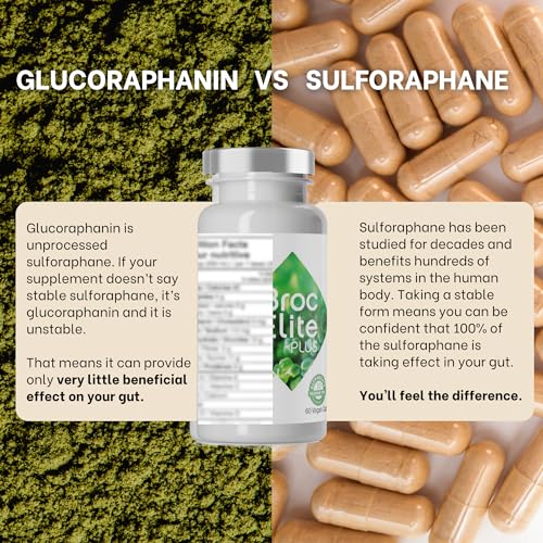 Broccoli Supplement with Stabilized Sulforaphane Extract, 30 Vegetable Capsules W3668