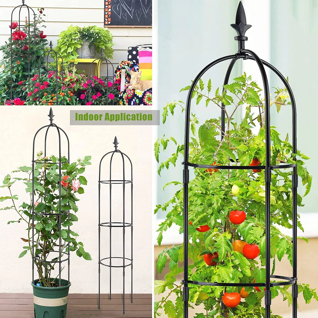 Garden Trellis 6ft Tall Plant Support for Climbing Vines and Flowers, 2 Pack G82894