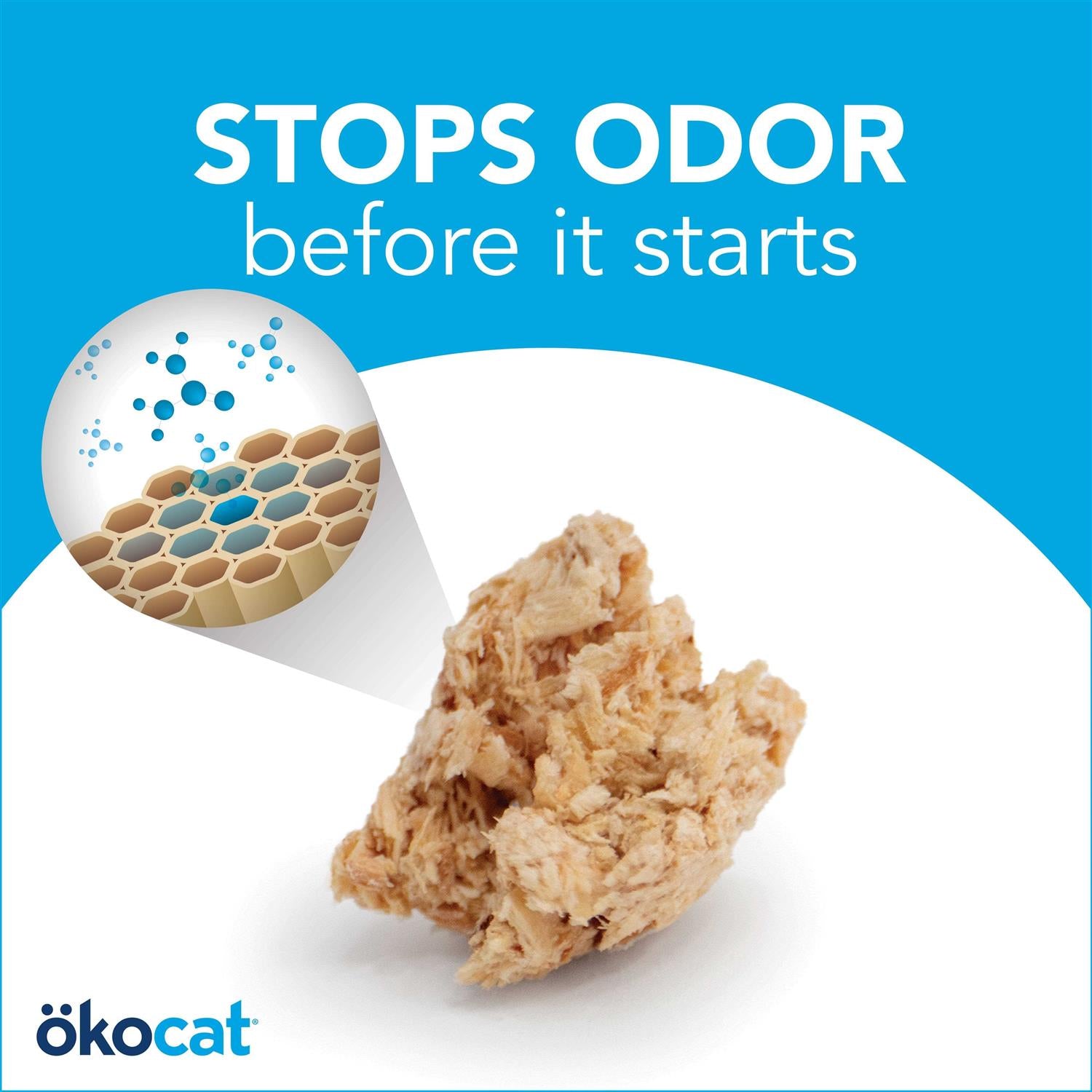 Natural Wood Clumping Cat Litter N8574