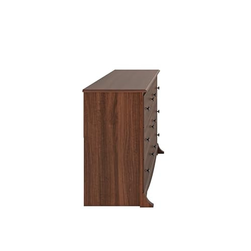 Rustic White Double Drawer Dresser with Nightstand C7017