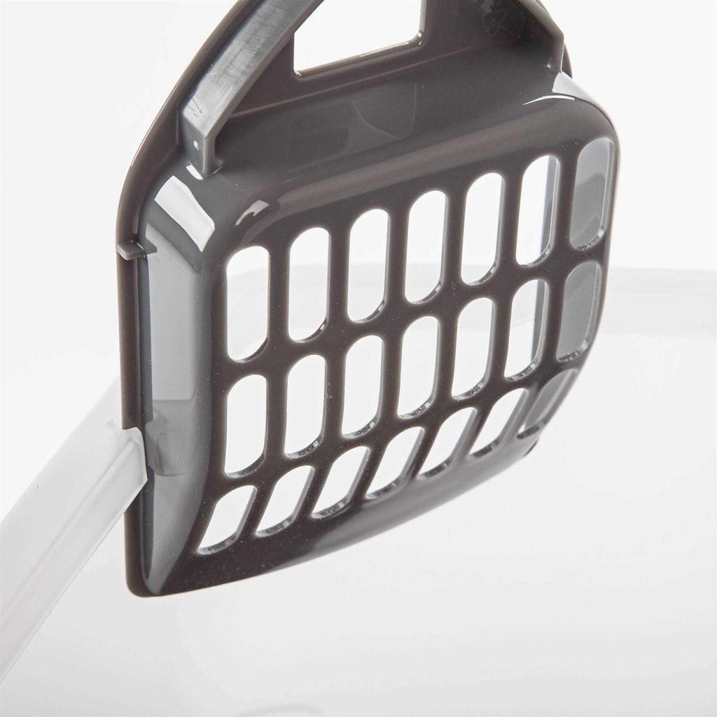 Open Top Cat Litter Box with Shield and Scoop O638064