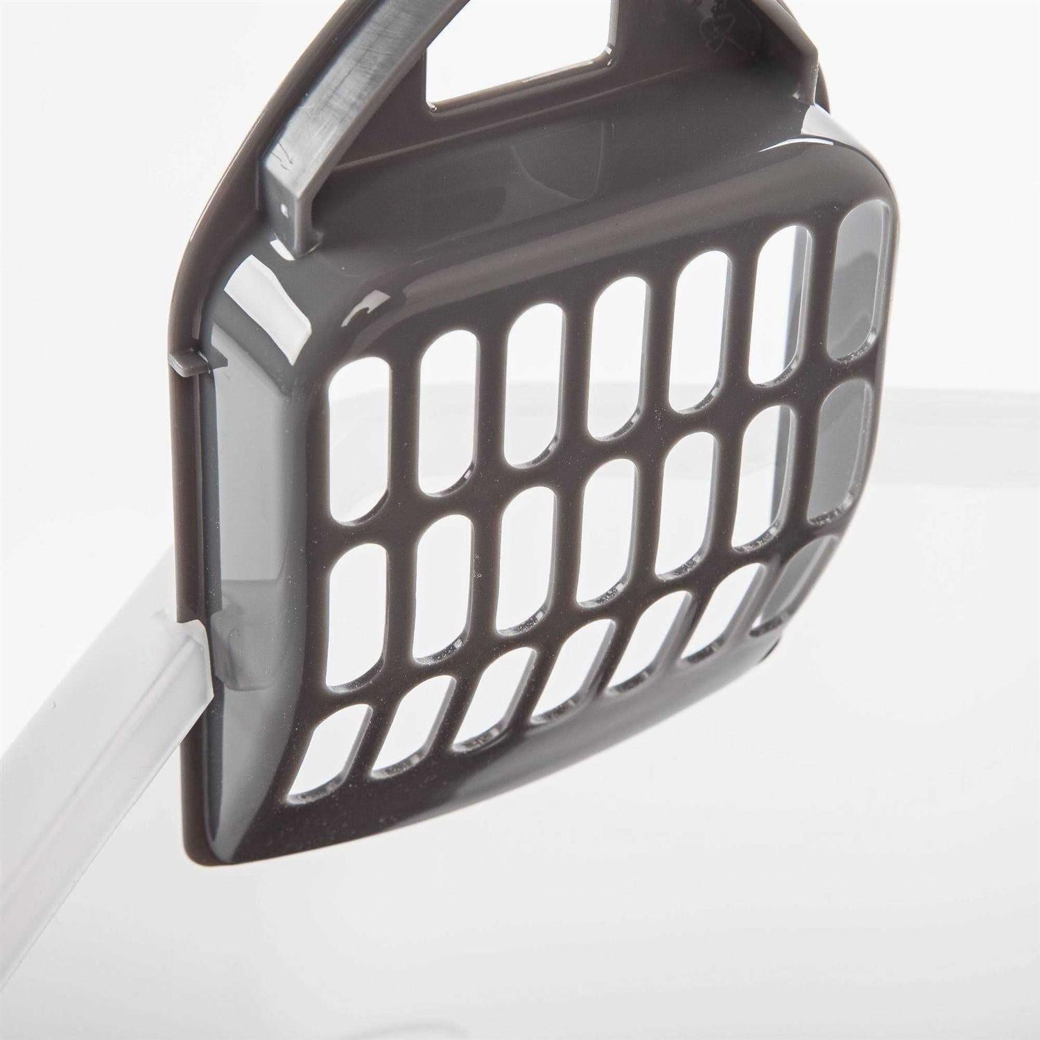 Open Top Cat Litter Box with Shield and Scoop O638064