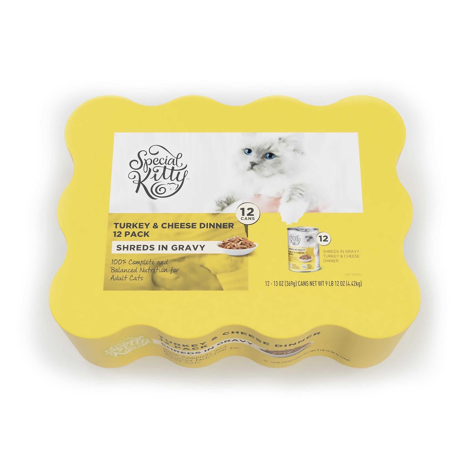Turkey Cheese Wet Cat Food Multi-Pack M548039
