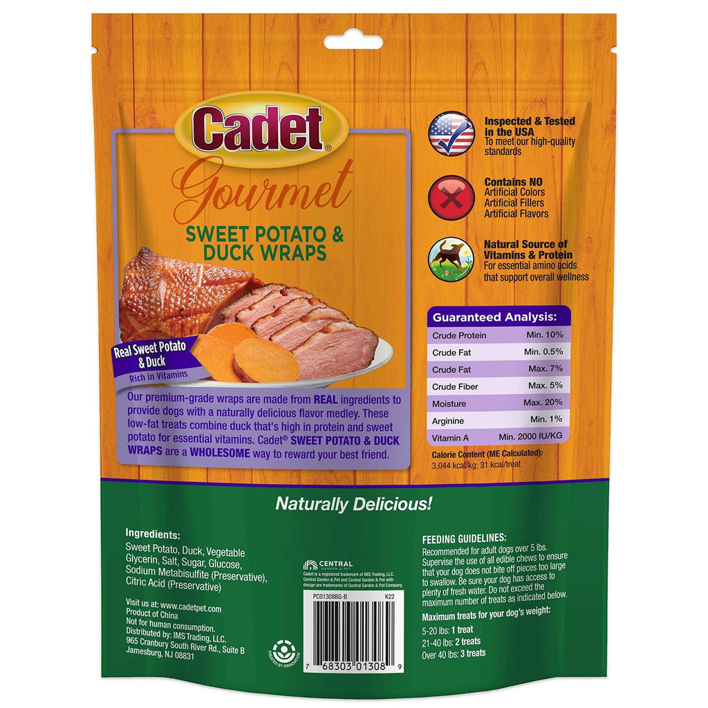 Sweet Potato & Duck Wraps Dog Treats A7118