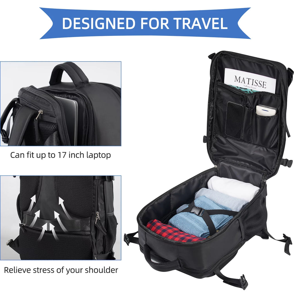 Travel Backpack Waterproof Hiking Rucksack for Men Women O778
