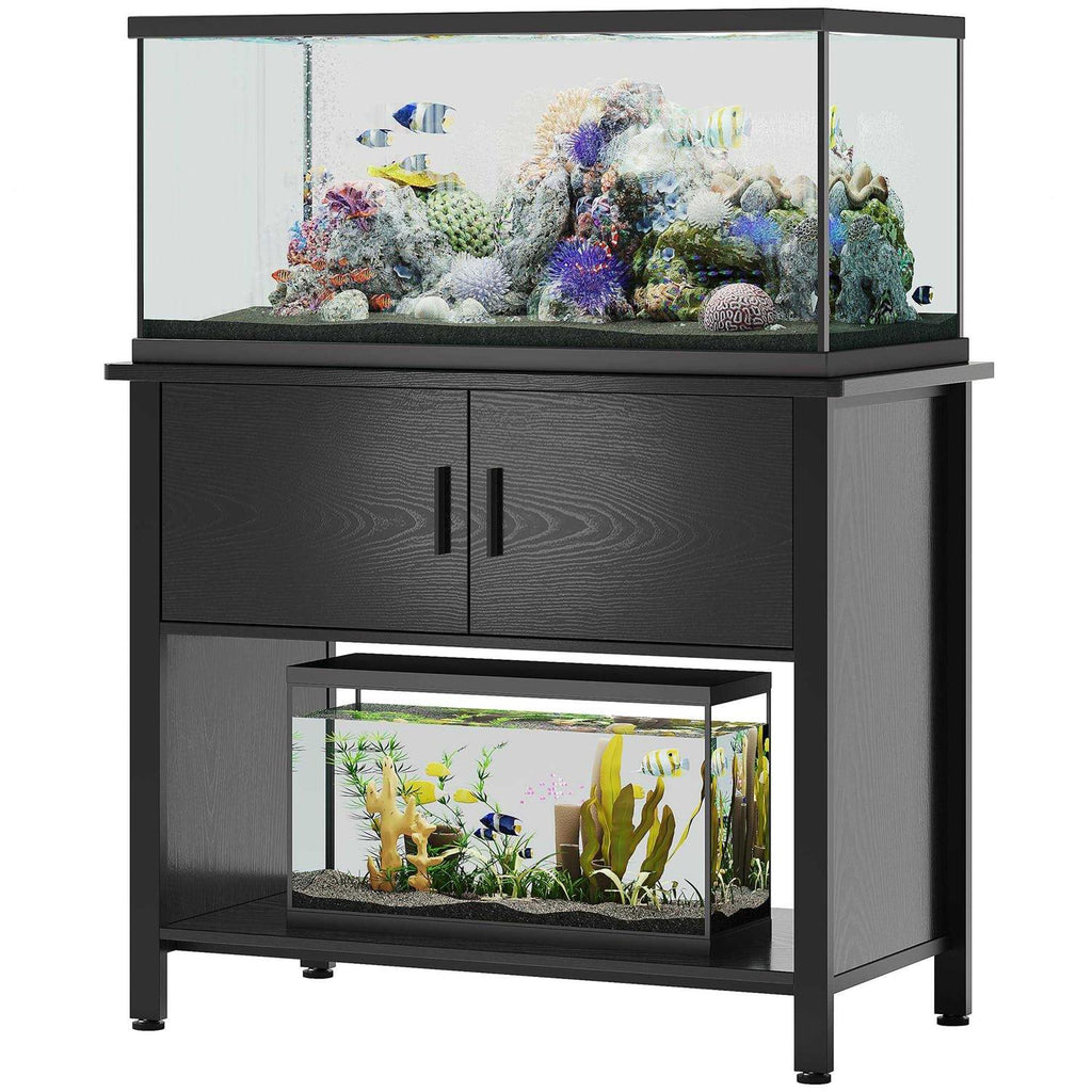 Xilingol 40-50 Gallon Aquarium Stand Fish Tank Stand with Cabinet for Fish Accessories Storage - Pet Supplies online store