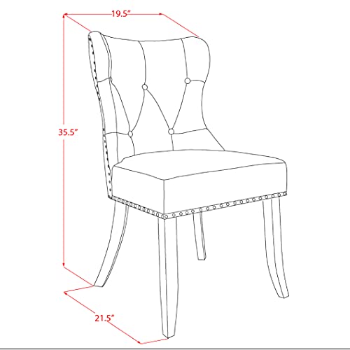 9 Piece Dining Room Table Set with Rectangle Table and 8 Chairs X801