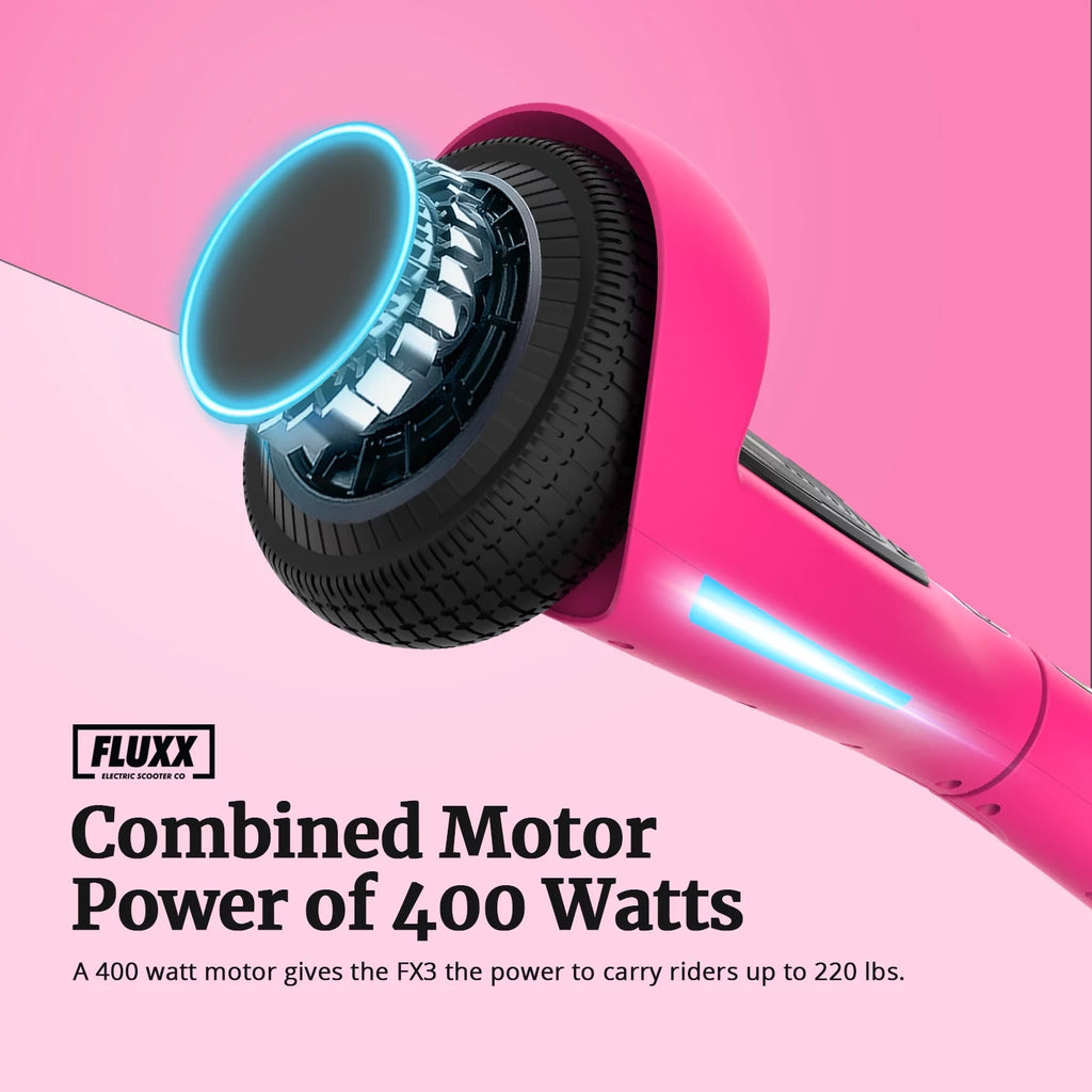 Hoverboard for Kids Adults 200W Motor 6.5" LED Wheels, Pink P853