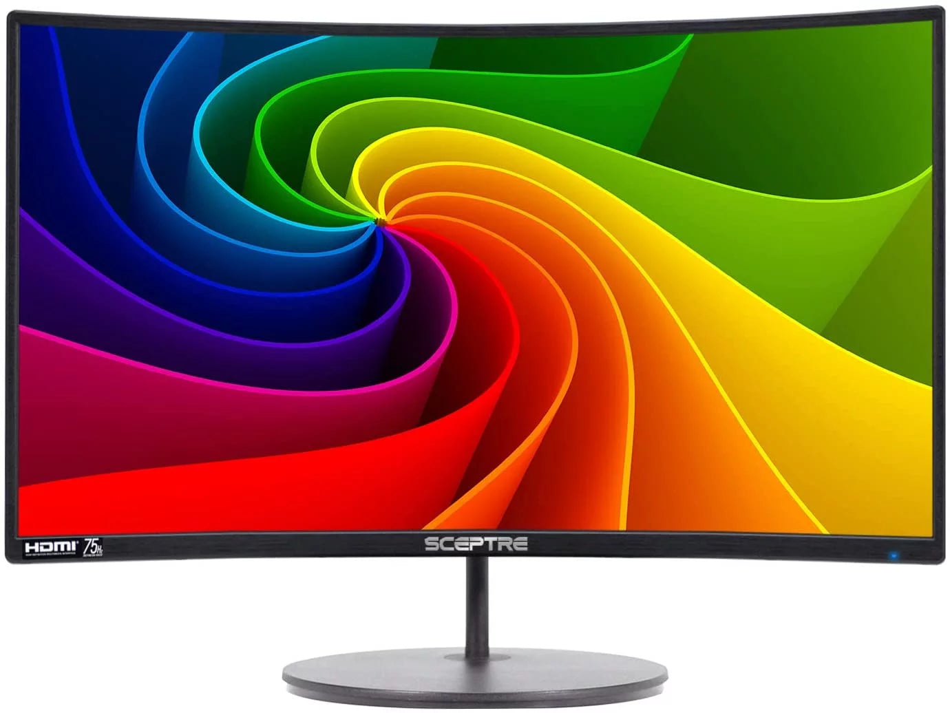 24" Curved 75Hz Gaming LED Monitor Full HD 1080P HDMI VGA Speakers, VESA Wall Mount Ready I558474