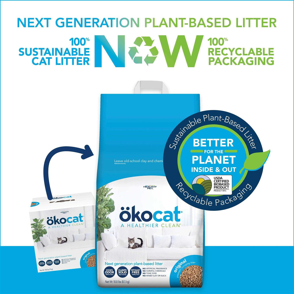 Natural Wood Clumping Cat Litter D7387