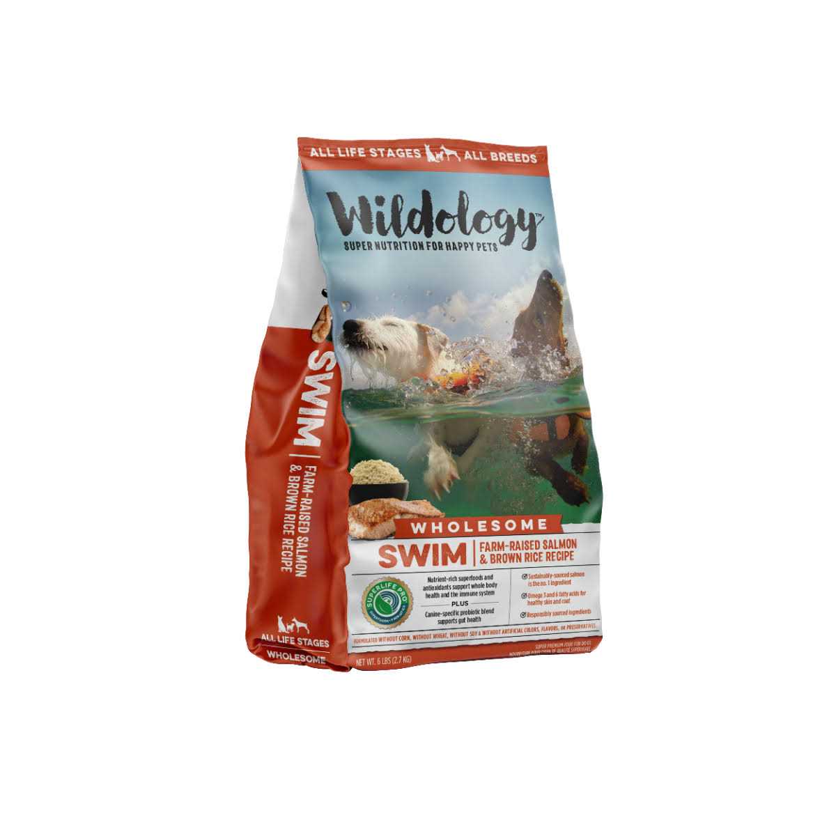 Farm-Raised Salmon & Brown Rice Dog Food K134896