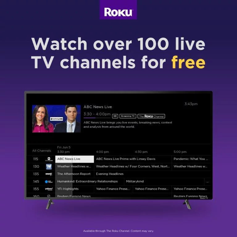 32" HD 720P Roku Smart LED Television, Black D26450