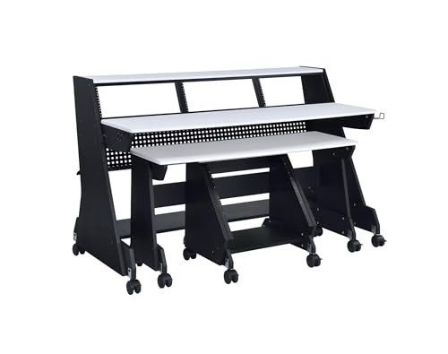 88 Keys Music Studio Desk Workstation with Rack Cabinet U8618