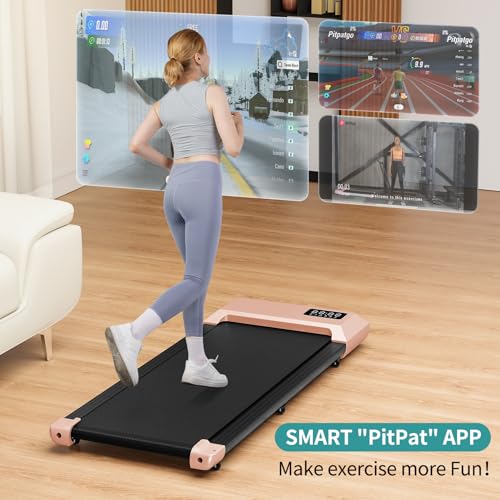 Walking Pad Under Desk Treadmill for Home, Portable Mini Treadmill with Remote Control R300904