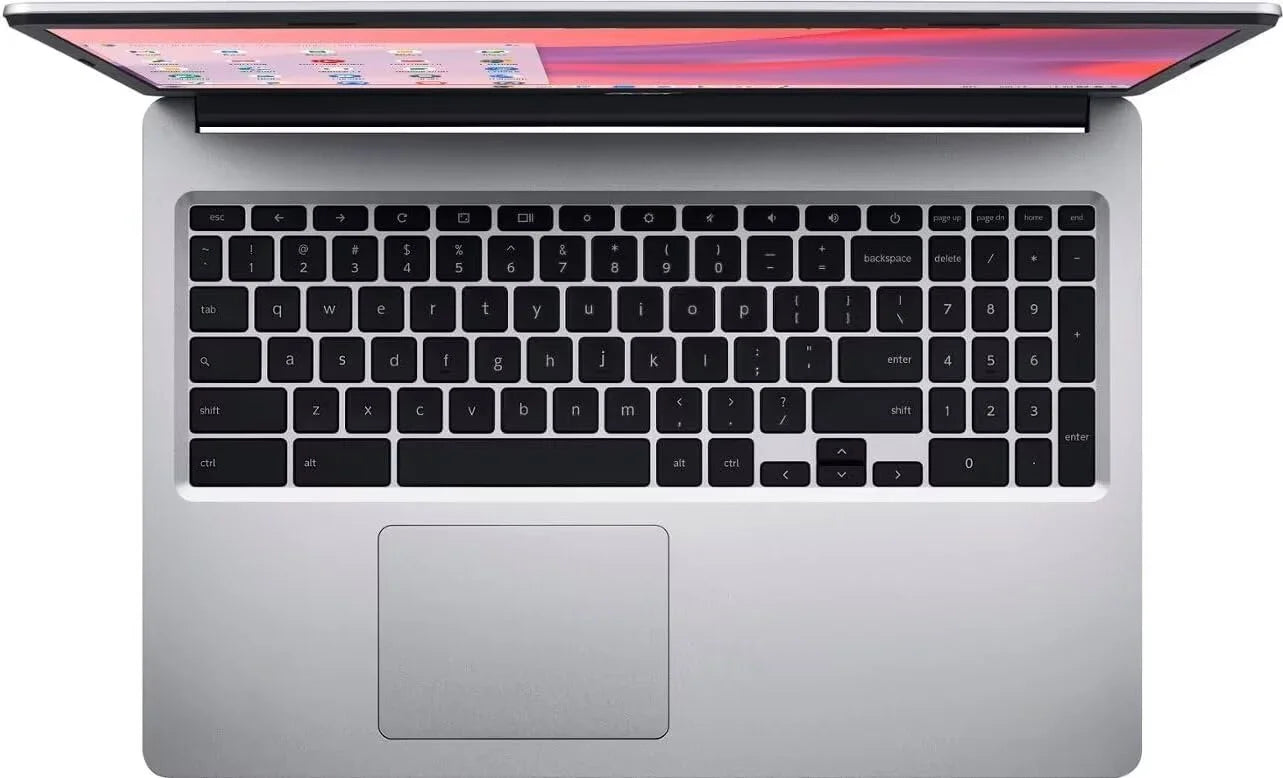 15.6" Chromebook Laptop, Intel Celeron, 4GB RAM, 64GB eMMC, Chrome OS T541313