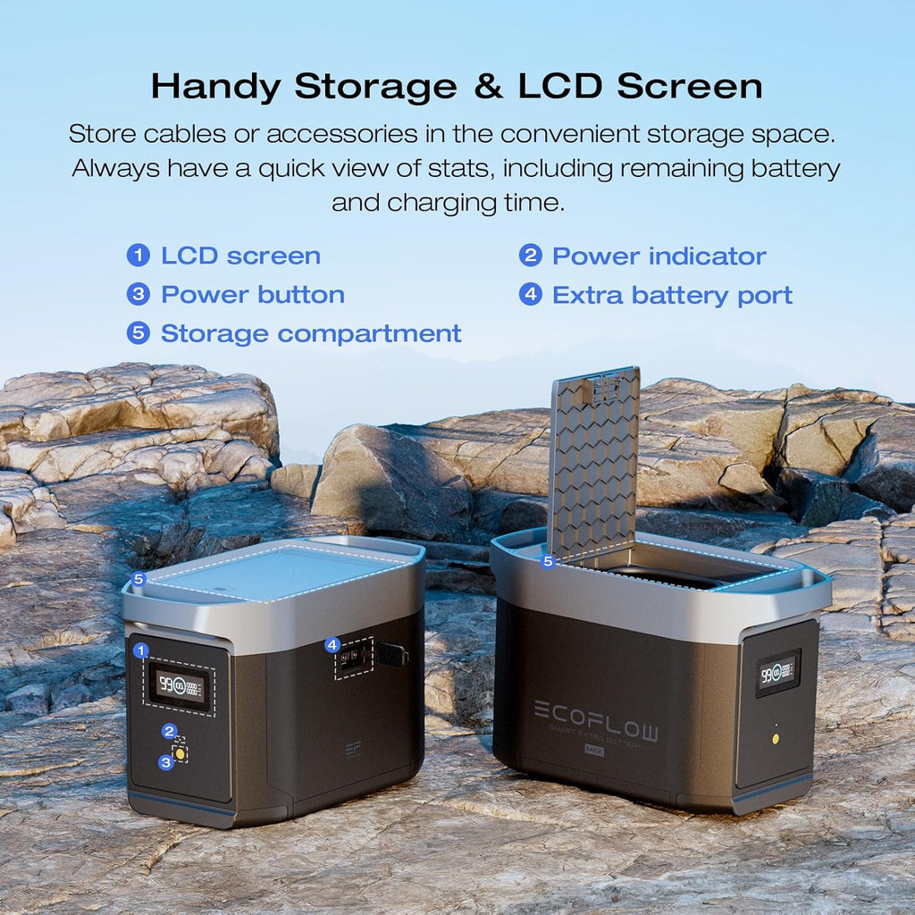 Portable Power Station Extra Battery 2048Wh LiFePO4 L717