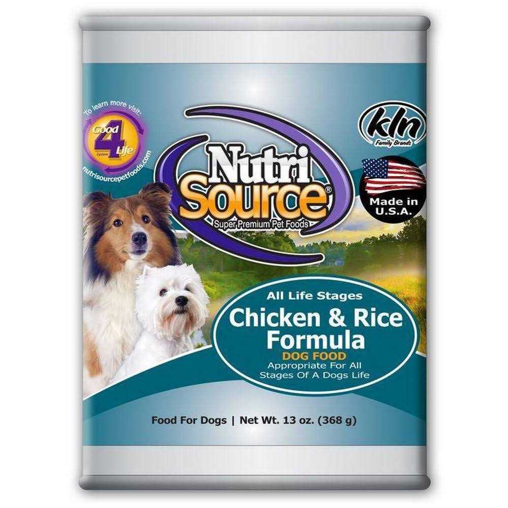 Adult Chicken & Rice Canned Dog Food N492375