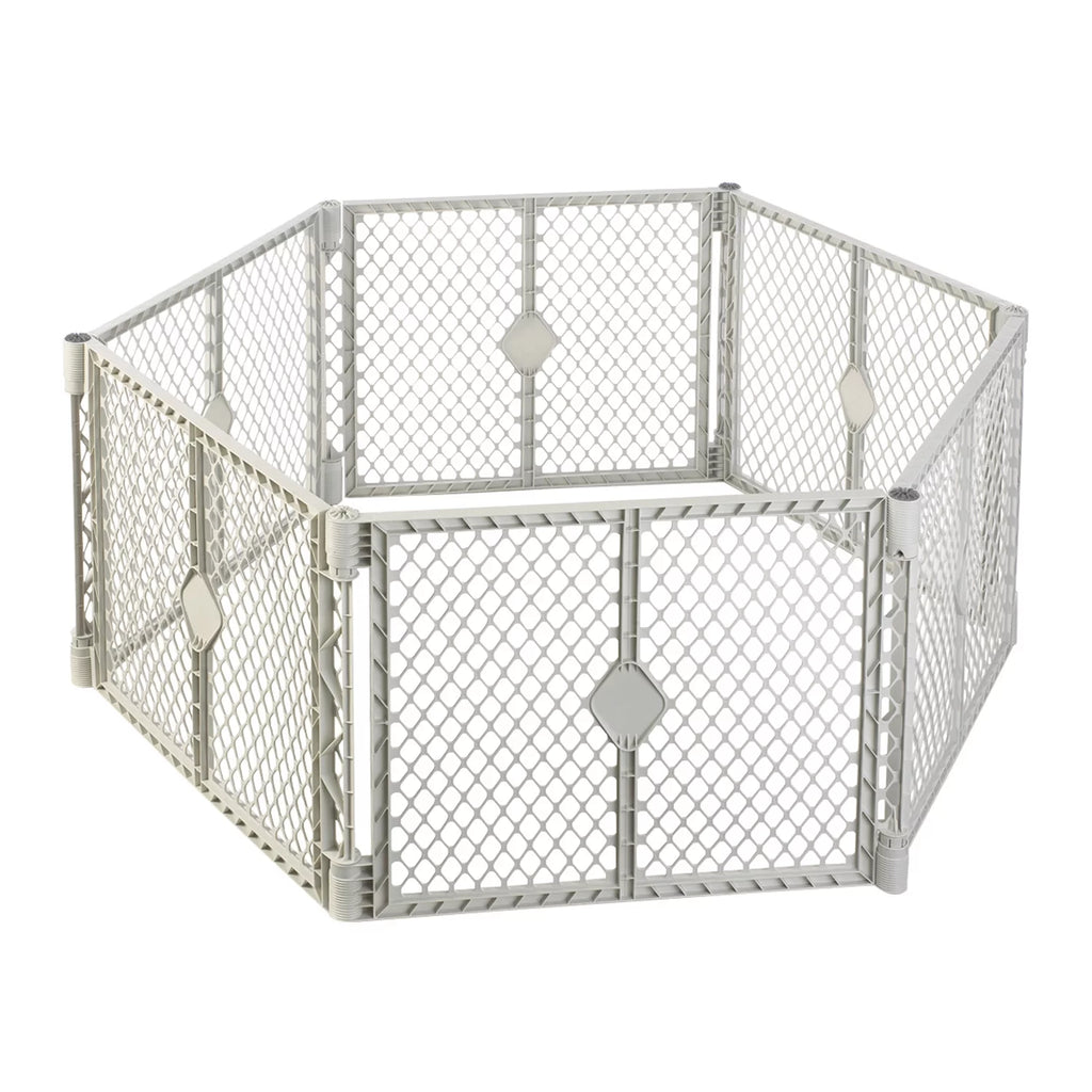 Baby Play Yard, Gray Plastic U587