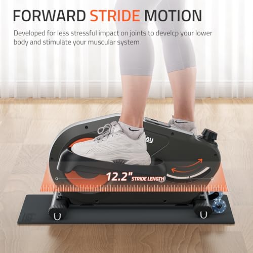 Under Desk Elliptical, Quiet Foot Pedal Exerciser for Home Use L971