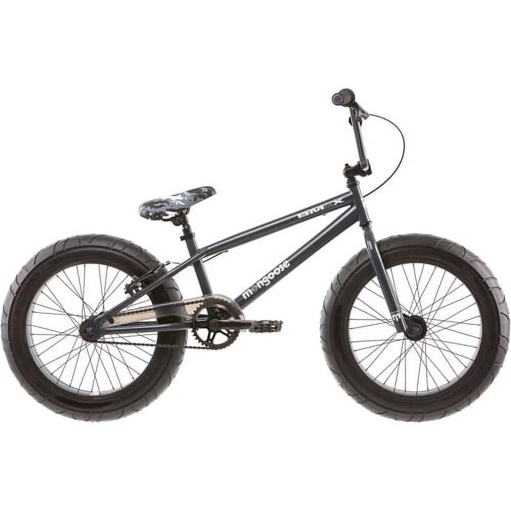 20" Fat Tire Mountain Bike, Black/Gray O791