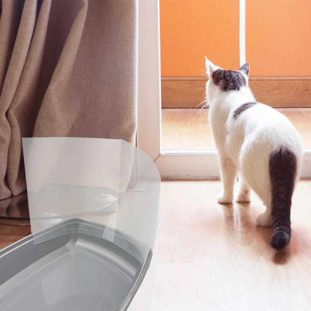 Cat Litter Box Pee Shields, 3 Pack, Easy Clean Anti-Splashing O418