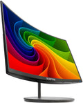 Sceptre 24" Curved 75Hz Gaming LED Monitor Full HD 1080P HDMI VGA Speakers, VESA Wall Mount Ready Metal Black 2019 (C248W-1920RN)