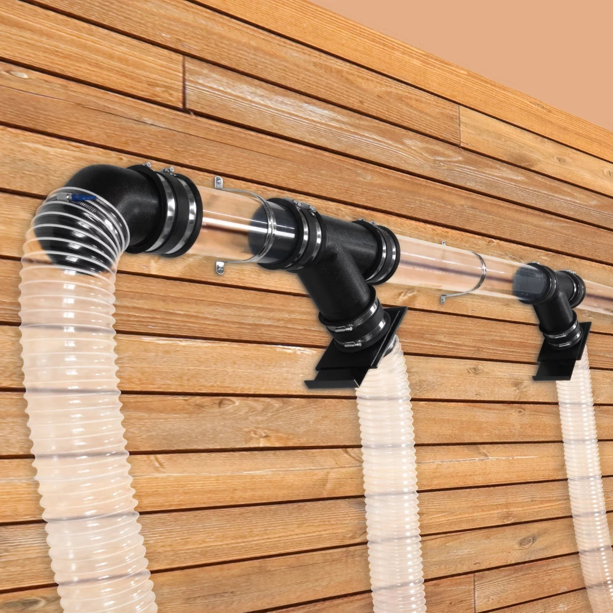 4-inch x 36-Inch Clear PVC Dust Collection Pipe S271979