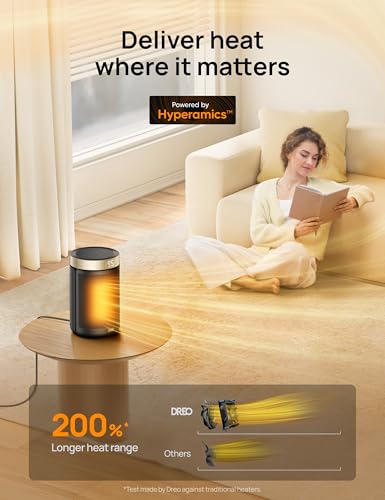Portable Space Heater for Indoor Use with Thermostat and Remote S513