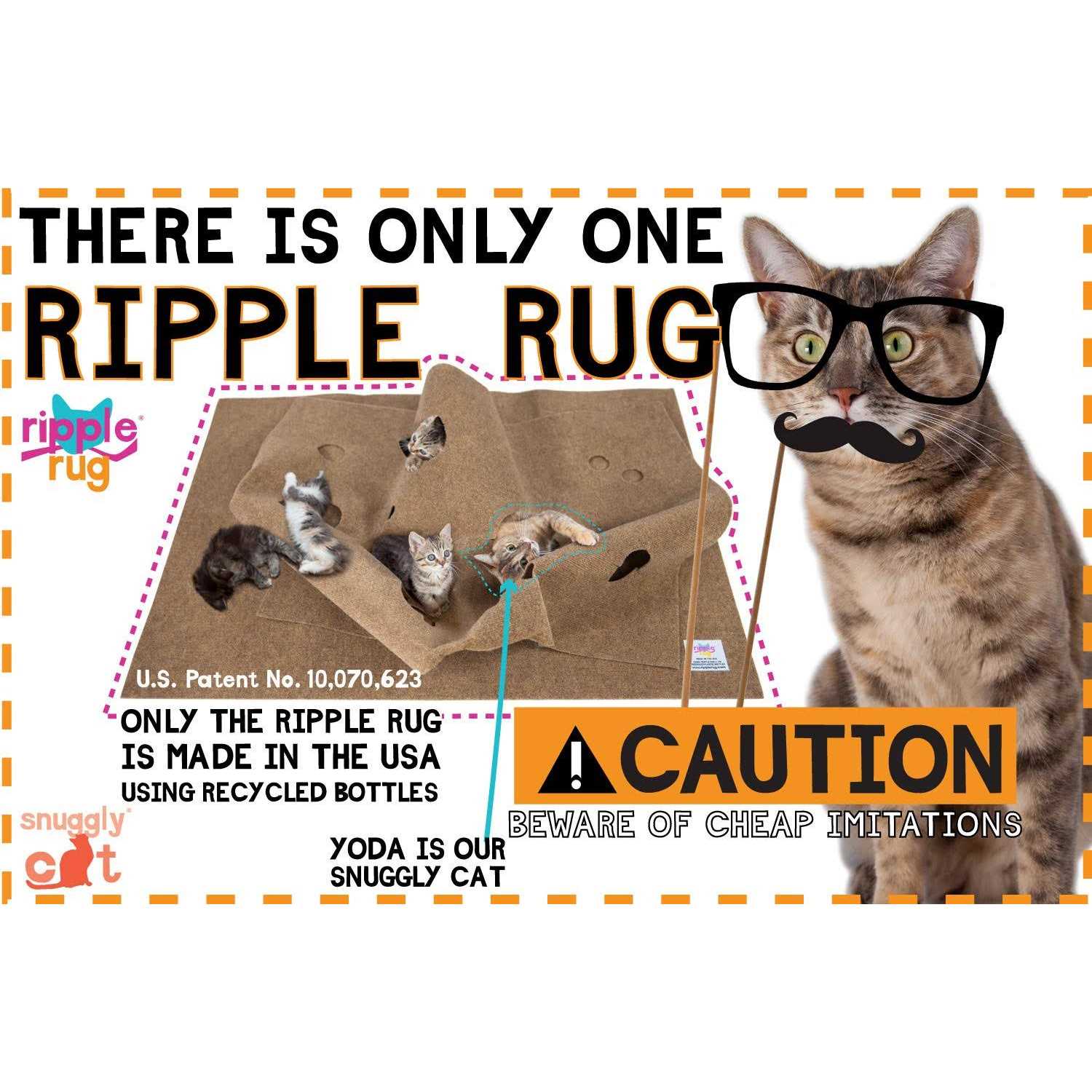 Ripple Rug Cat Activity Play Mat R925307