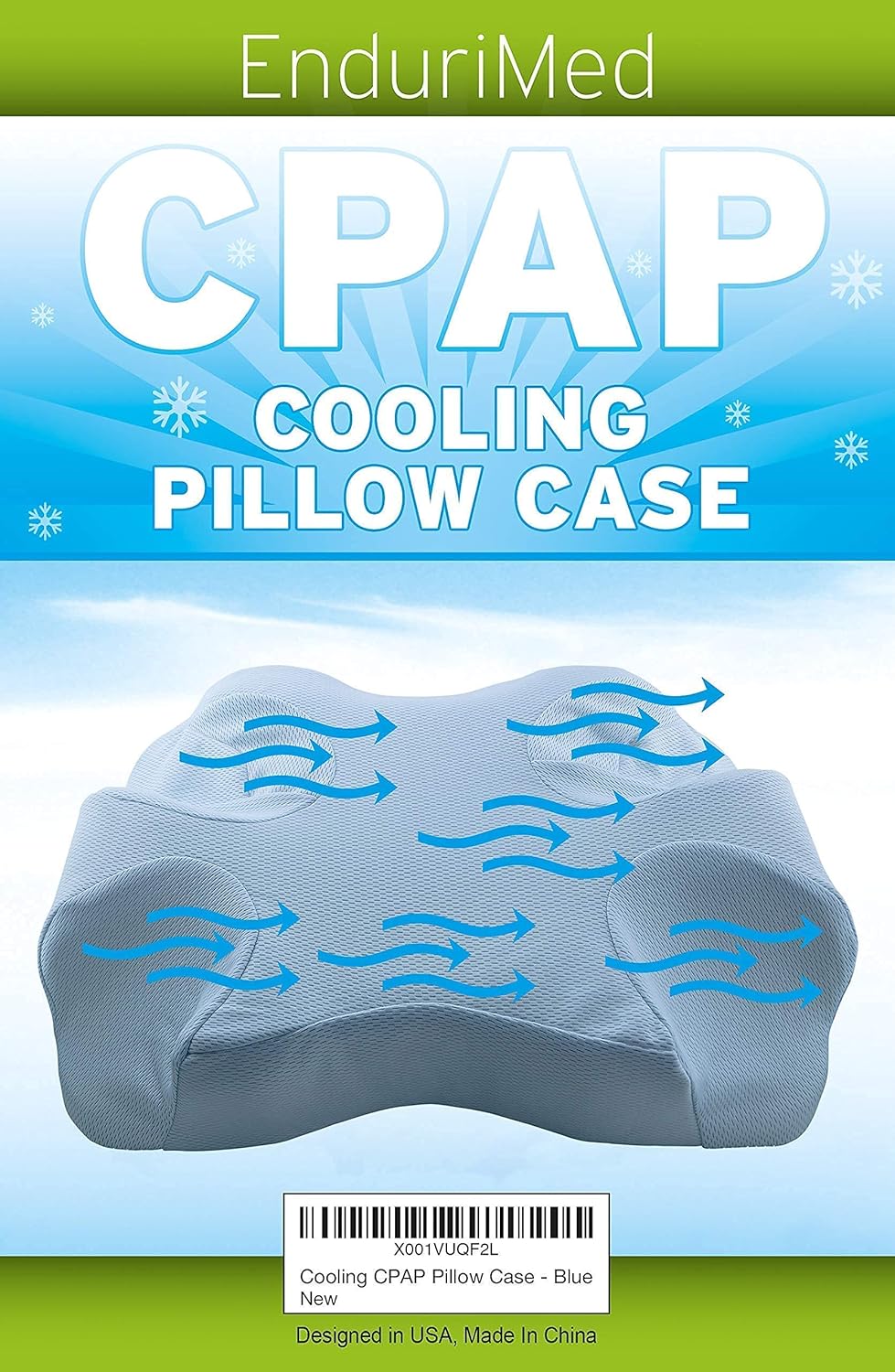 CPAP Pillow Bundle with Cooling Fabric Case for Side Sleepers Z760