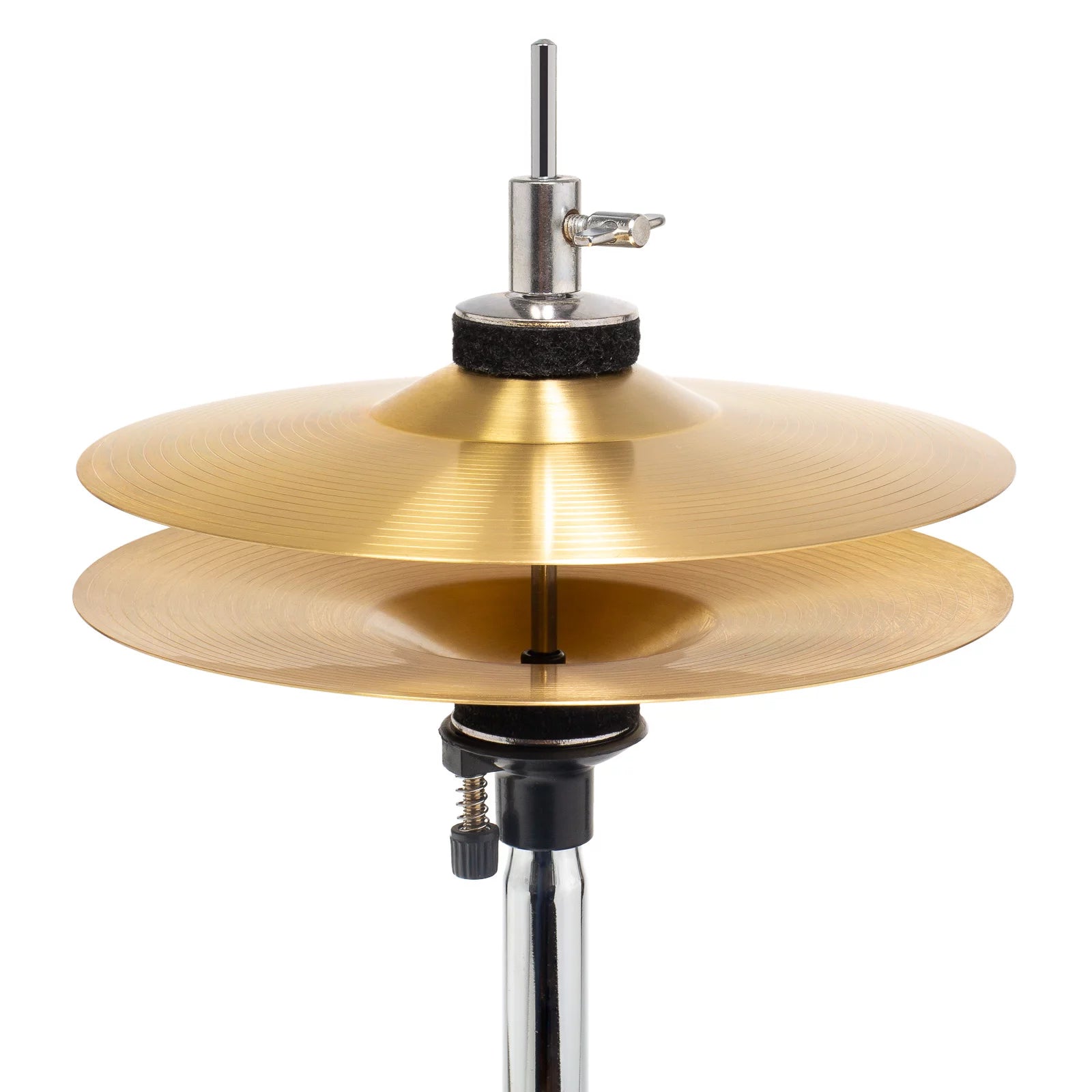 Junior Drum Set with Brass Cymbals and Adjustable Throne K521