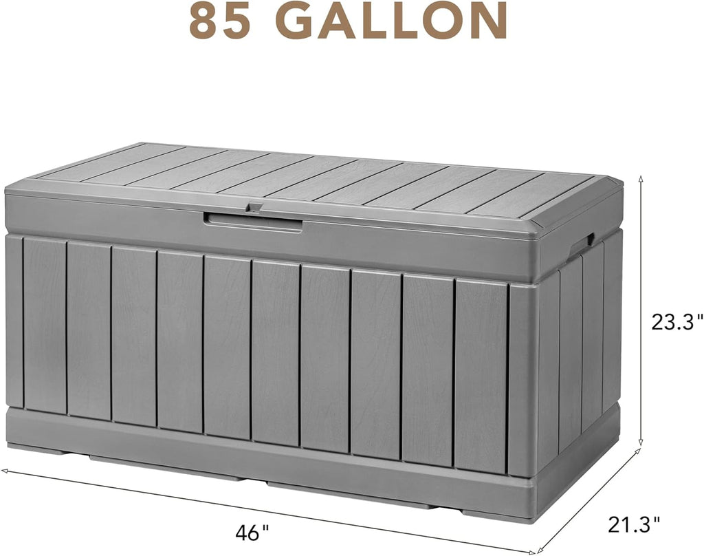 Outdoor Storage Box for Patio Cushions, Waterproof, Lockable V59499