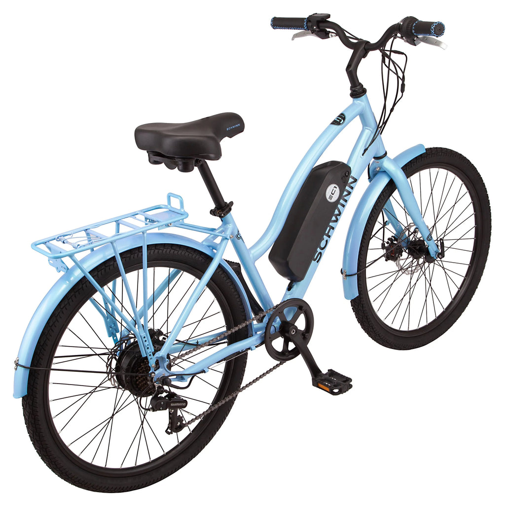 26" Electric Cruiser Bike for Adults, 7 Speeds N75789