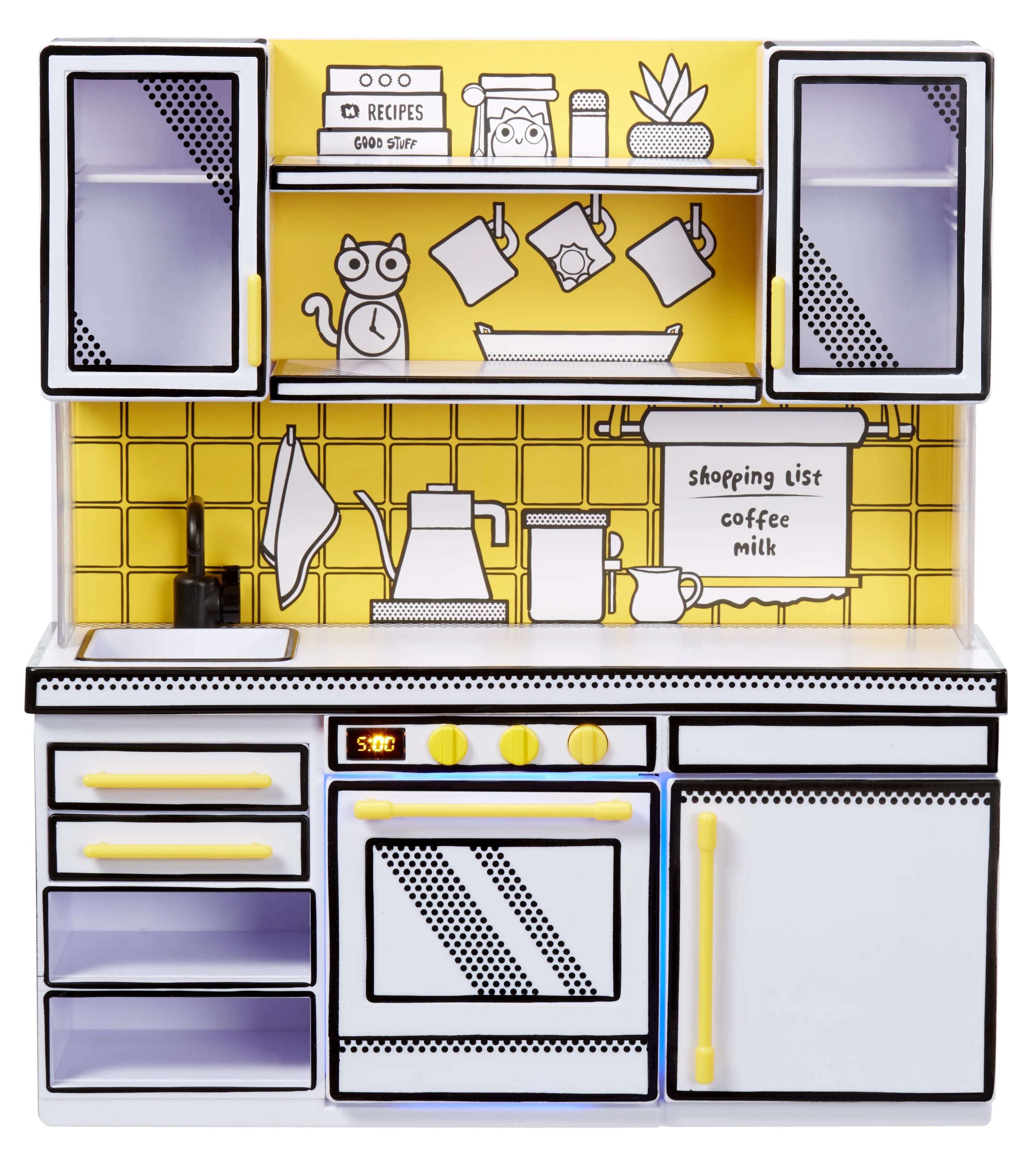 Mini Kitchen Playset with UV Light, DIY Resin Collectibles N506