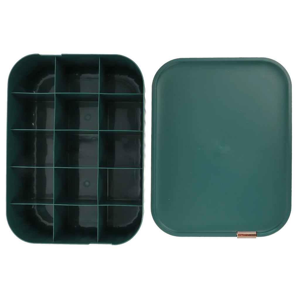 Underwear Drawer Storage Organizer Bin Box Green Z3923