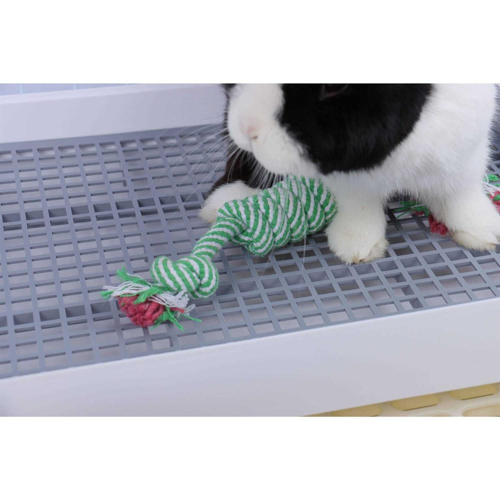 Super Large Rabbit Litter Box with Grate for Cage R536