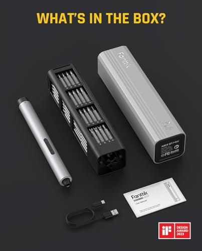 Mini Electric Screwdriver Set, 50-in-1 Magnetic Bits for Electronics Repair V596579
