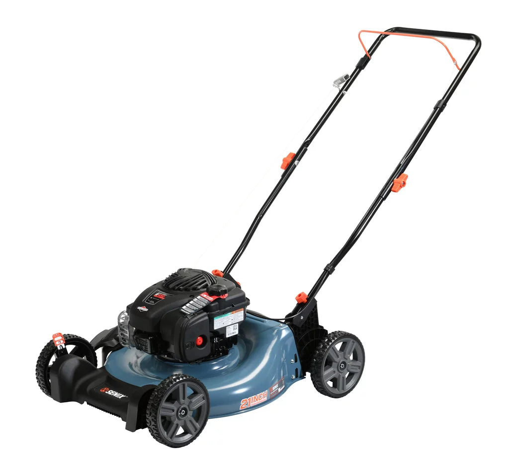 21-Inch 125cc Gas Push Lawn Mower with Mulch & Side Discharge S272