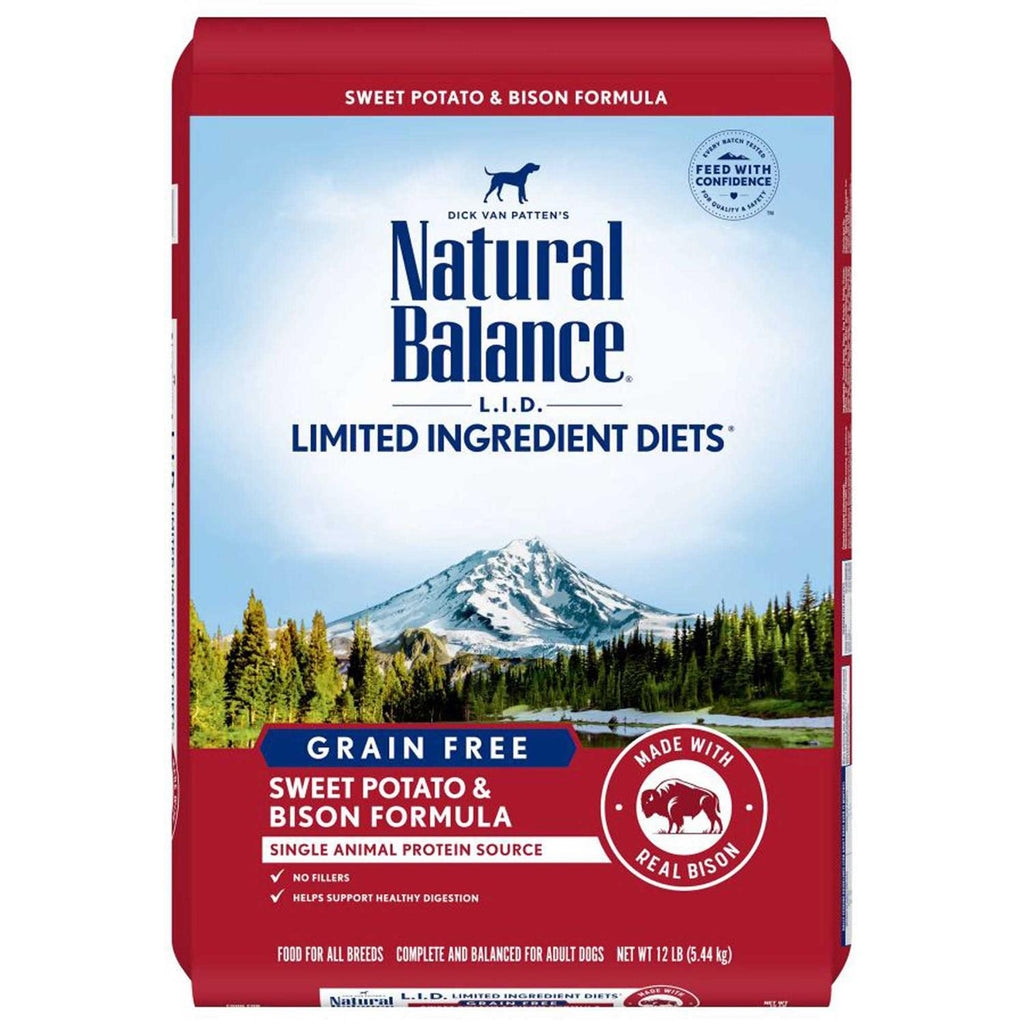 Limited Ingredient Dry Dog Food Sweet Potato Bison Y22198