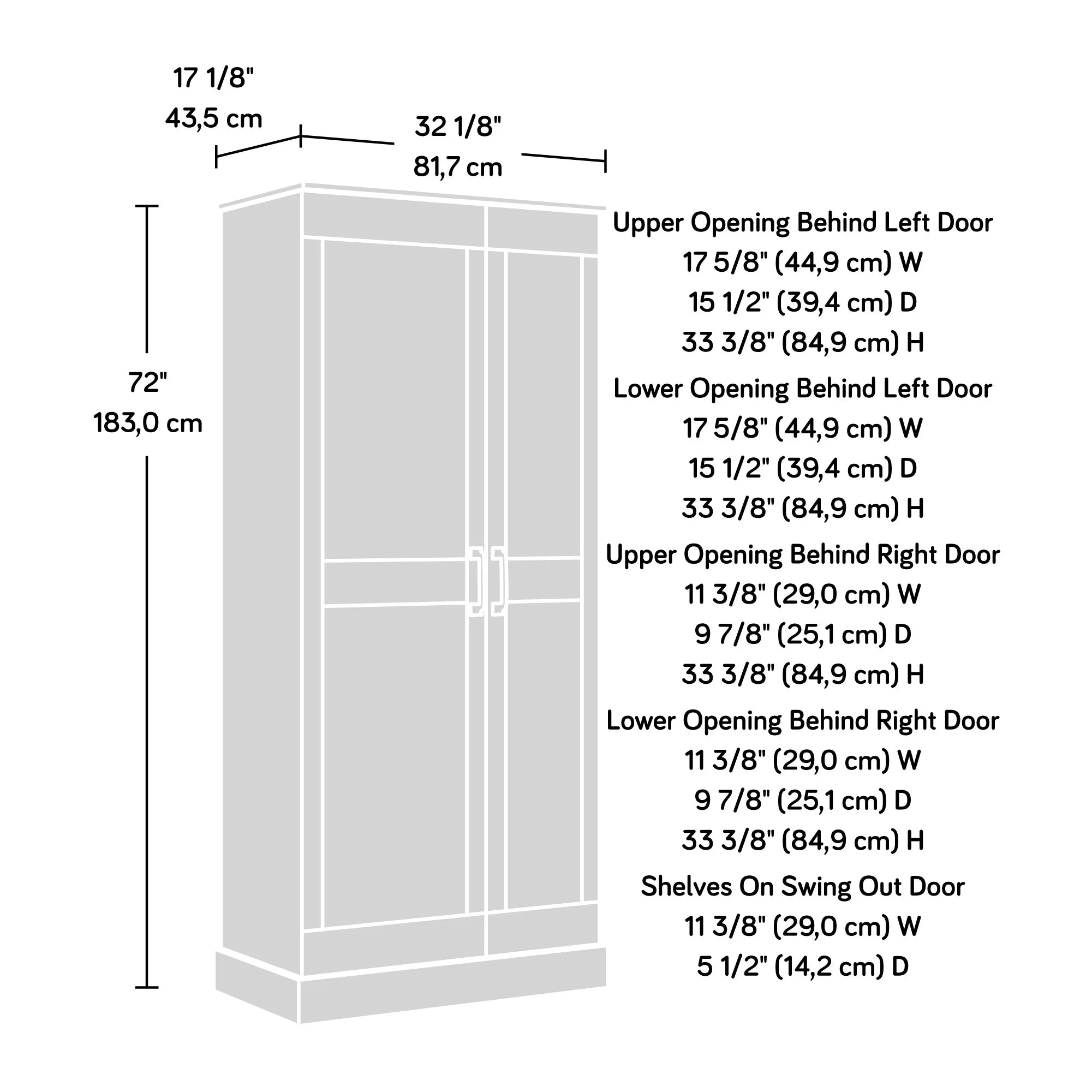 Storage Cabinet, Spring Maple Finish X65656