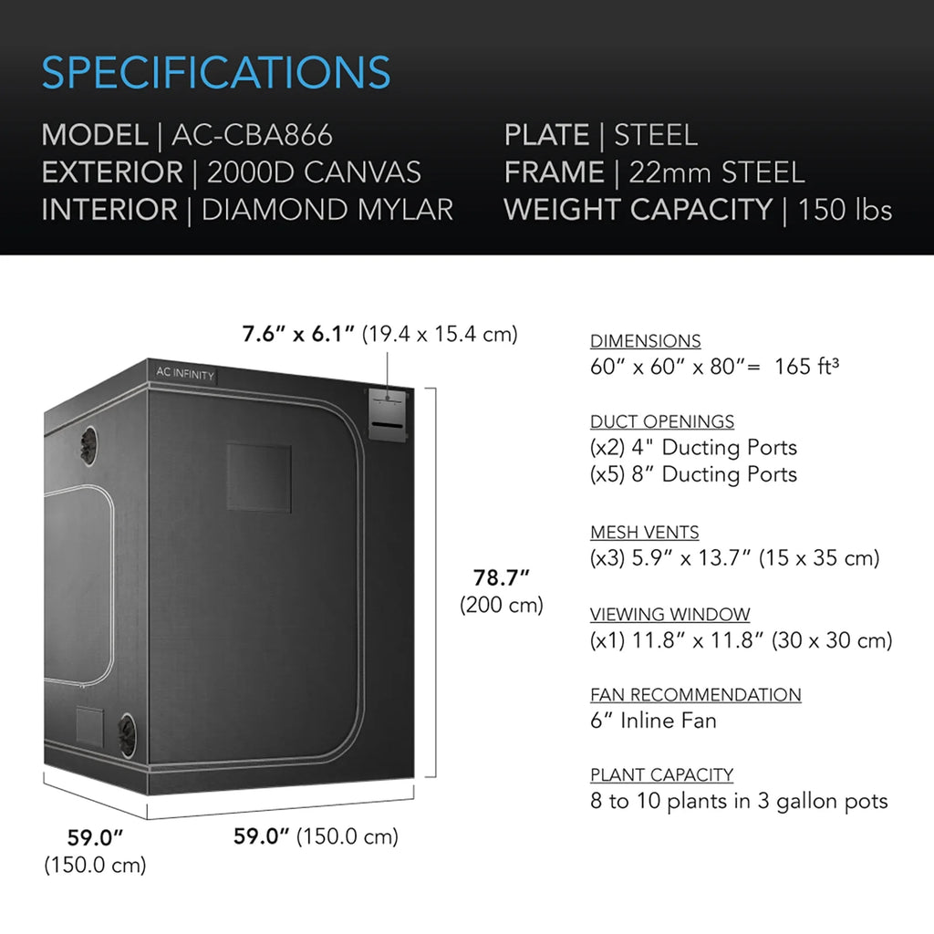 Grow Tent 5x5 for Indoor Hydroponics V660851