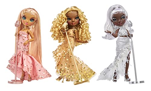 Posable Fashion Doll with 2 Designer Outfits and Vanity Playset W259133