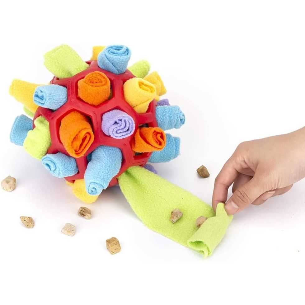 Interactive Dog Puzzle Toys Snuffle Ball Slow Feeder Training P483568