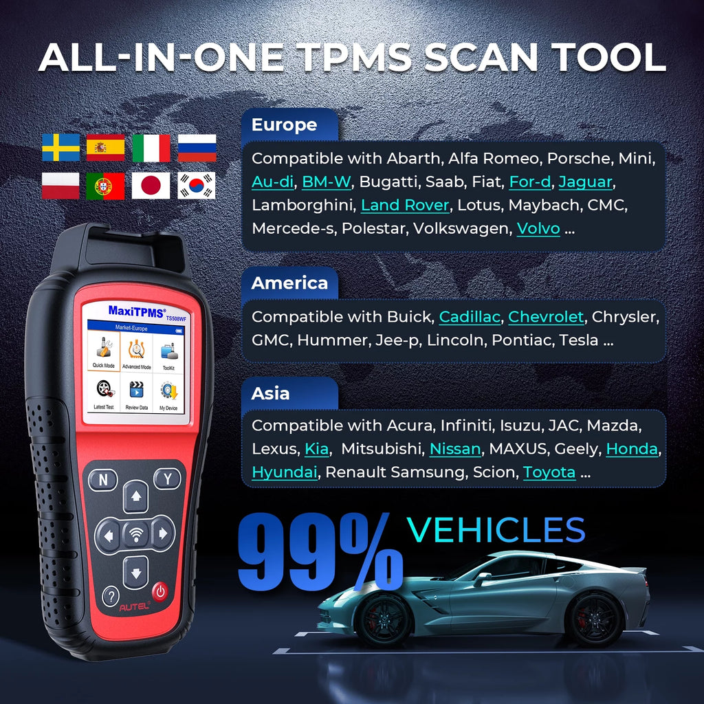 TPMS Programming Tool with Relearn and Diagnostic Scan Functions H7528