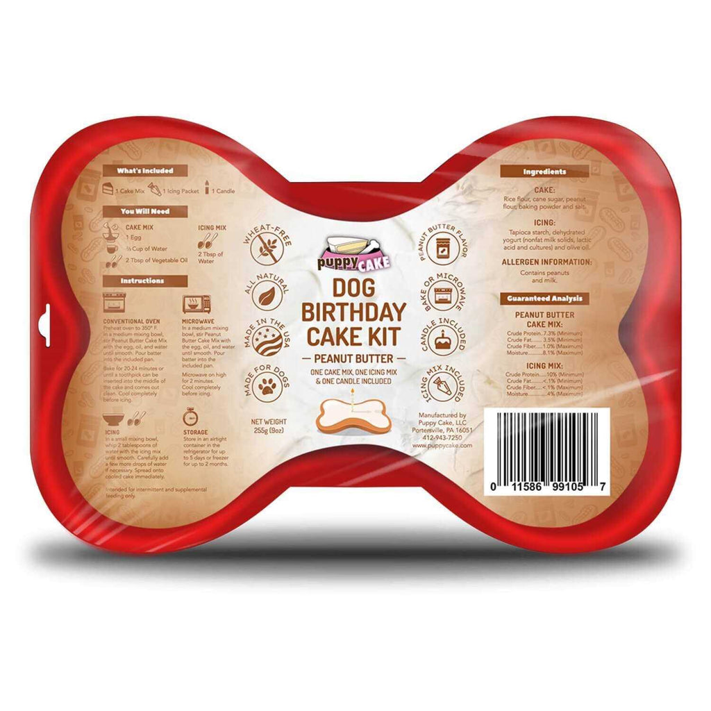 Puppy Cake Dog Birthday Cake Kit - Pet Supplies online store
