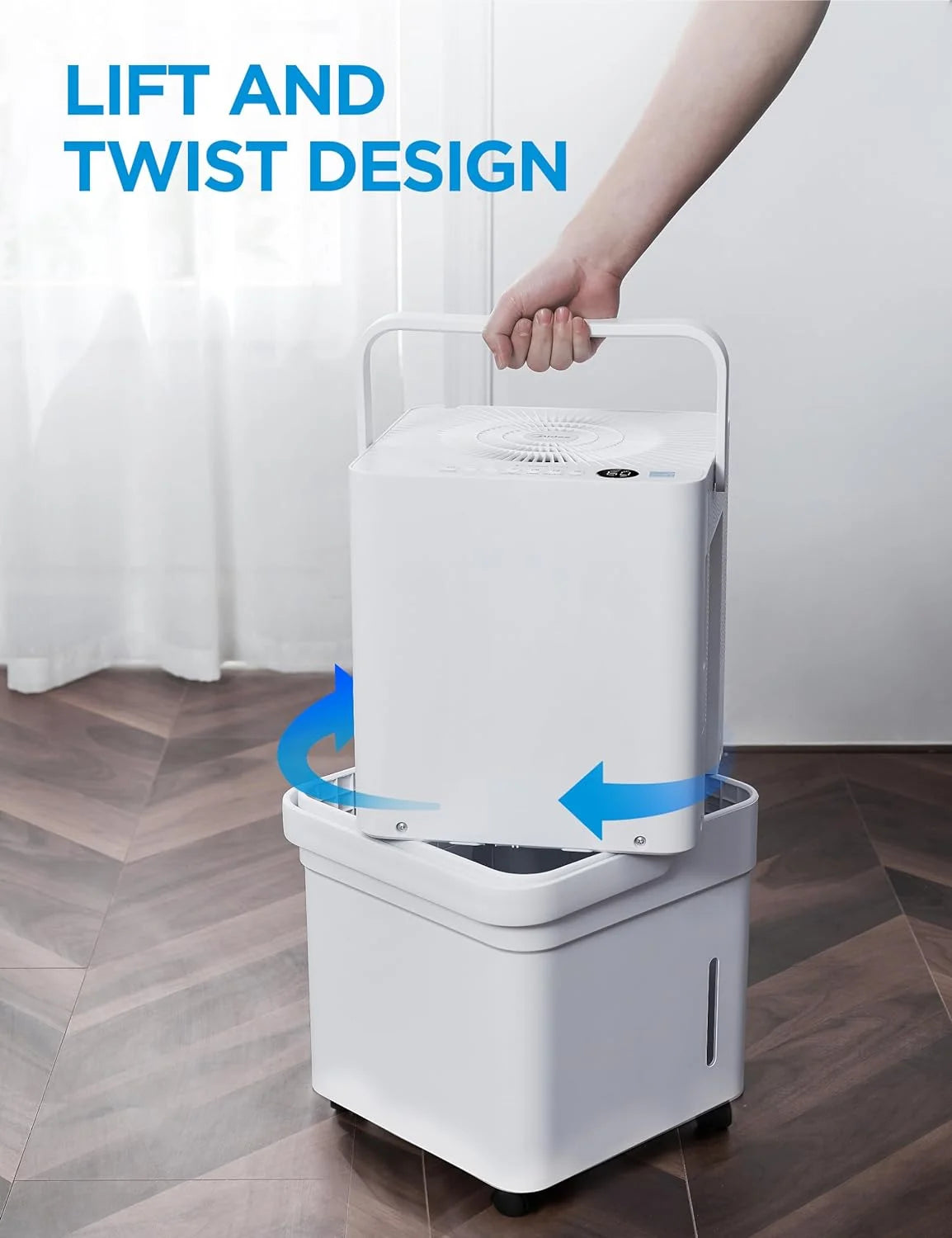 Smart WiFi Dehumidifier, 20-Pint, 2,000 sq. ft. Coverage A617904