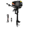 Aiqidi 48V 1200W Electric Outboard Motor Marine Fishing Boat Engine Brushless Trolling Motor Short Shaft with 3 Blades Propeller for Fishing Aquaculture Outdoor Adventure