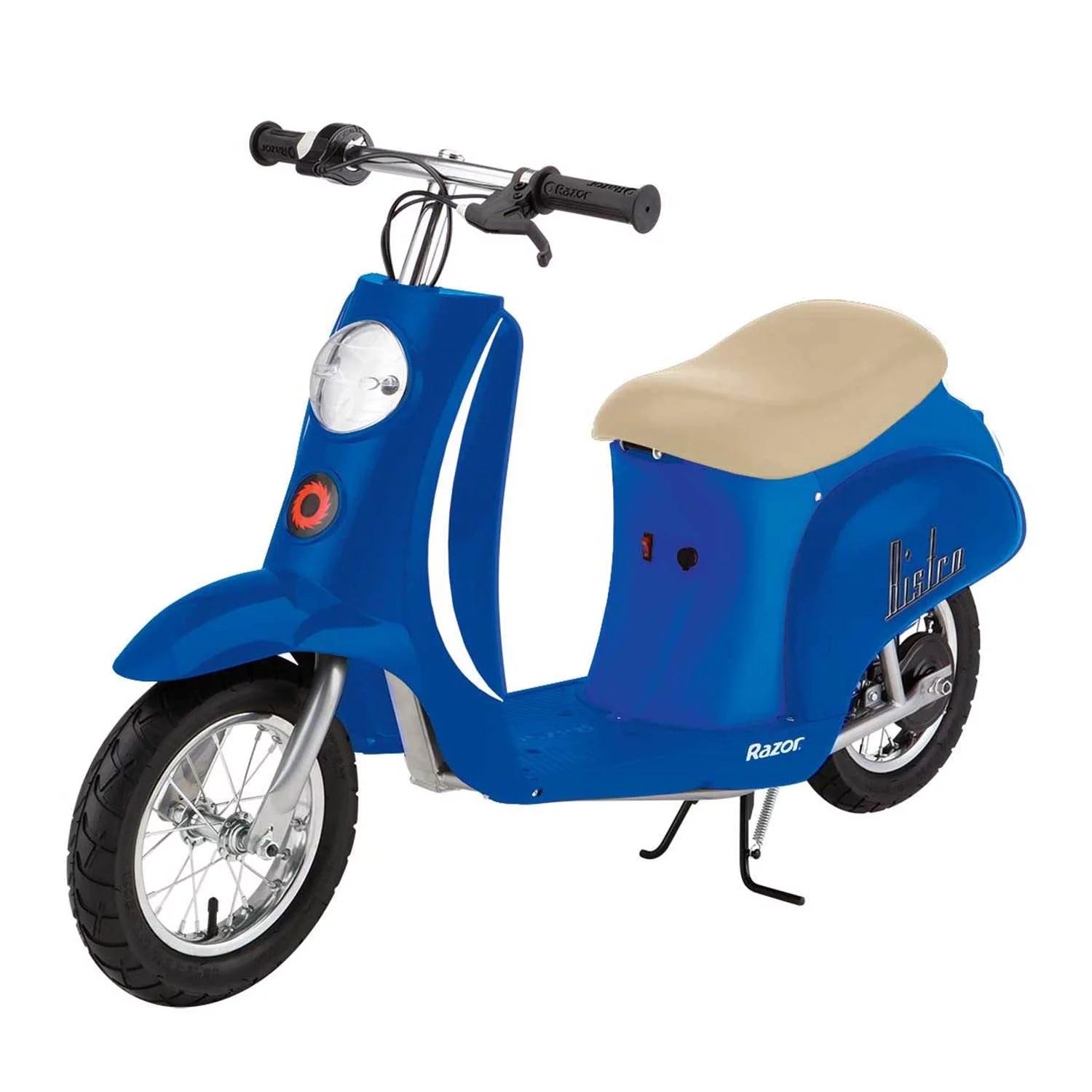 Miniature Euro 24V Electric Retro Scooters, Blue & Red Z77858
