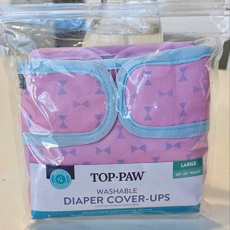 Washable Pink Diaper Cover Ups for Pets S844561